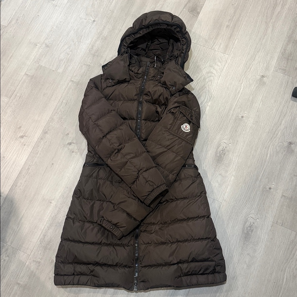Women's Moncler Brown Puffer Jacket